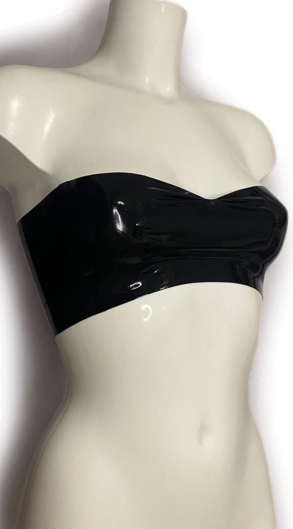 Pleated Heart Bandeau Top - Image 2