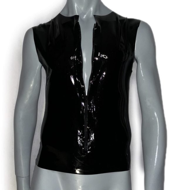 Sleeveless Zipper T-shirt