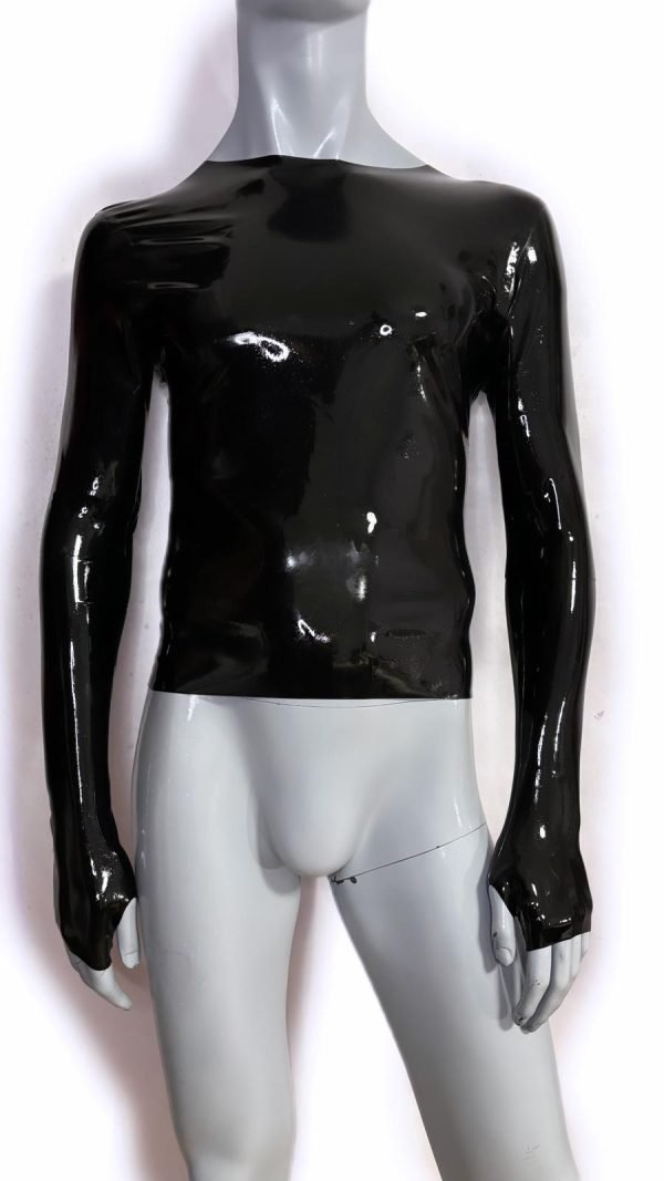 Long Sleeve T-Shirt With Fingerless Gloves - Image 3