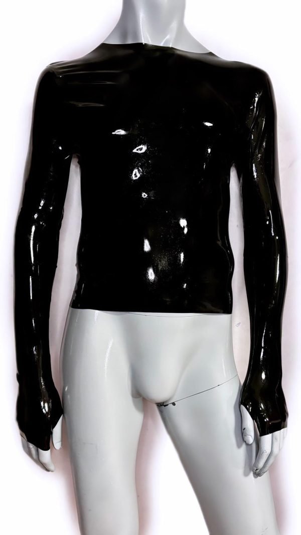 Long Sleeve T-Shirt With Fingerless Gloves - Image 2