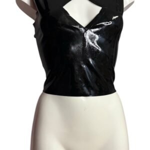 Petal Collar Keyhole Top