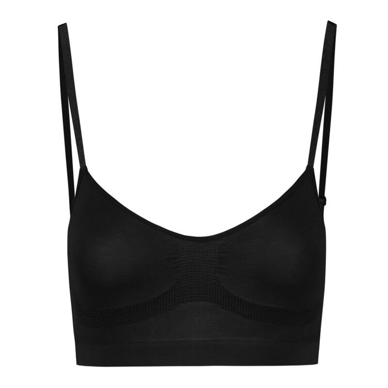 BYE-BRA - MEDIUM CONTROL SUJETADOR SIN COSTURAS NEGRO TALLA S - Image 4