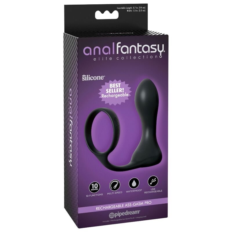 ANAL FANTASY ELITE COLLECTION - RECHARGEABLE ASS-GASM PRO - Image 3