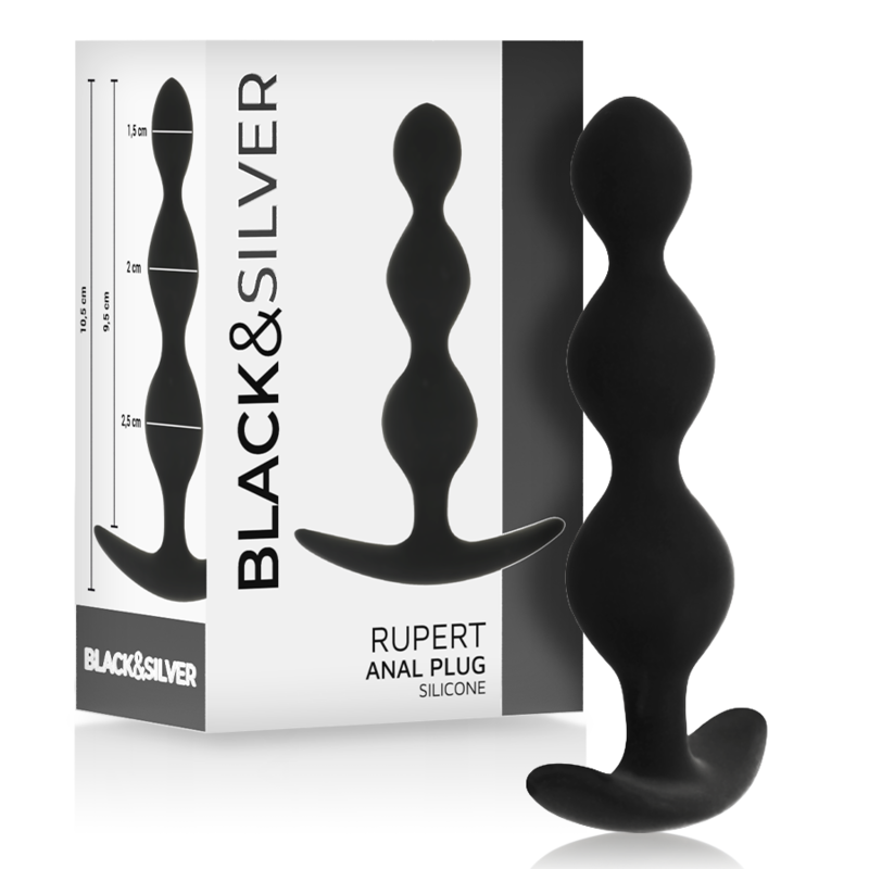 BLACKSILVER - RUPERT ANAL BALL CHAIN 10 CM