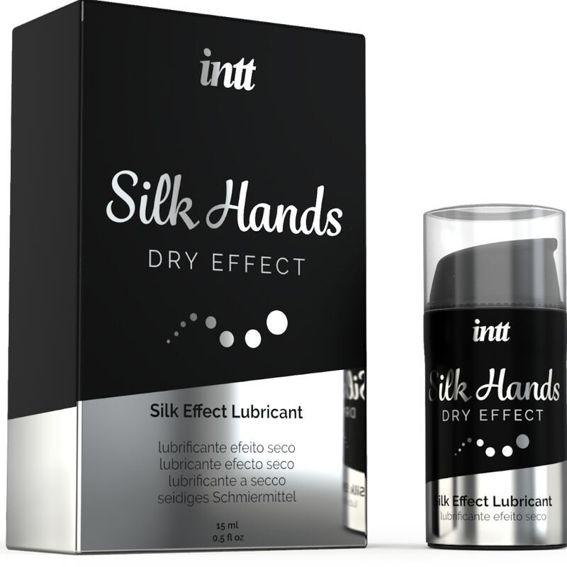 INTT LUBRICANTS - SILK HANDS LUBRICANT CONCENTRATED SILICONE FORMULA 15 ML - Image 2