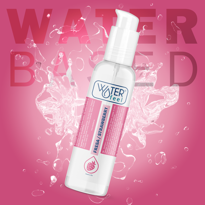 WATERFEEL - STRAWBERRY WATER BASED LUBRICANT 175 ML - Image 4