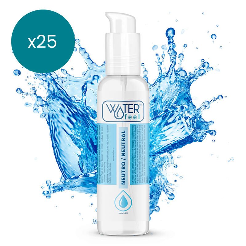 WATERFEEL - NATURAL LUBRICANT 150 ML PACK 25 UNITS