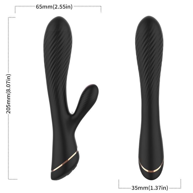 ARMONY - VIBRATOR RABBIT SILICONE BLACK - Image 3