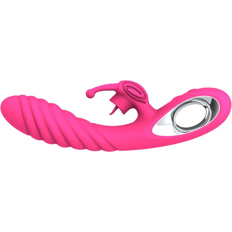 ARMONY - VICKY RABBIT VIBRATOR WITH FUCHSIA PULL RING TONGUE - Image 3