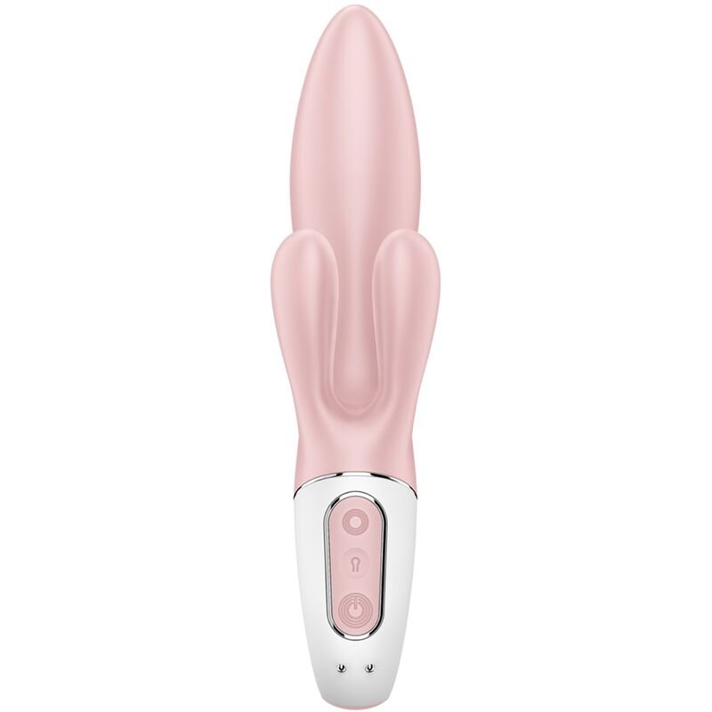 SATISFYER - AIR PUMP BUNNY 3 INFLATABLE RABBIT VIBRATOR PINK - Image 2