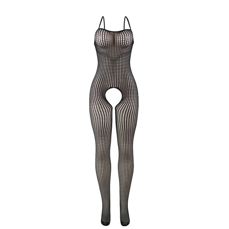 SUBBLIME - 951726 BLACK ELASTIC FISHNET CROTCHLESS BODYSTOCKING ONE SIZE - Image 4