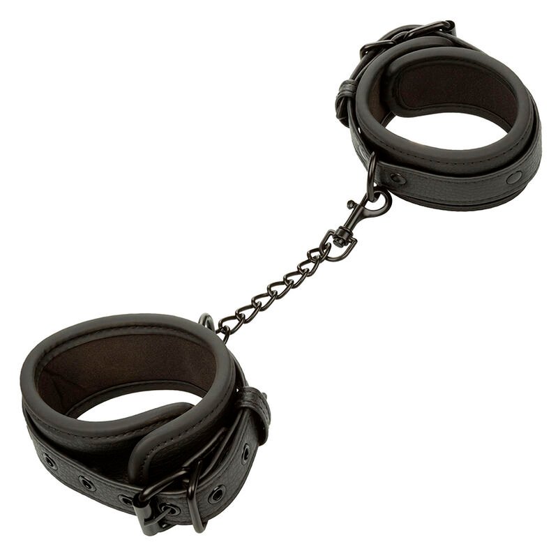 CALEXOTICS - NOCTURNAL ANKLE CUFFS LEATHER ADJUSTABLE BLACK - Image 2