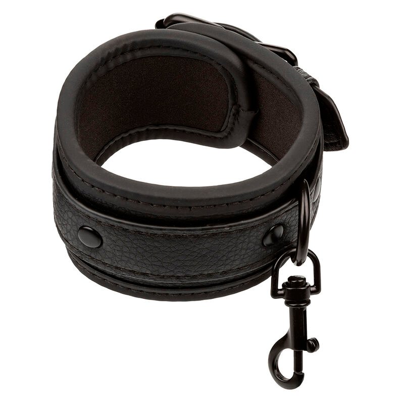 CALEXOTICS - NOCTURNAL ANKLE CUFFS LEATHER ADJUSTABLE BLACK - Image 3