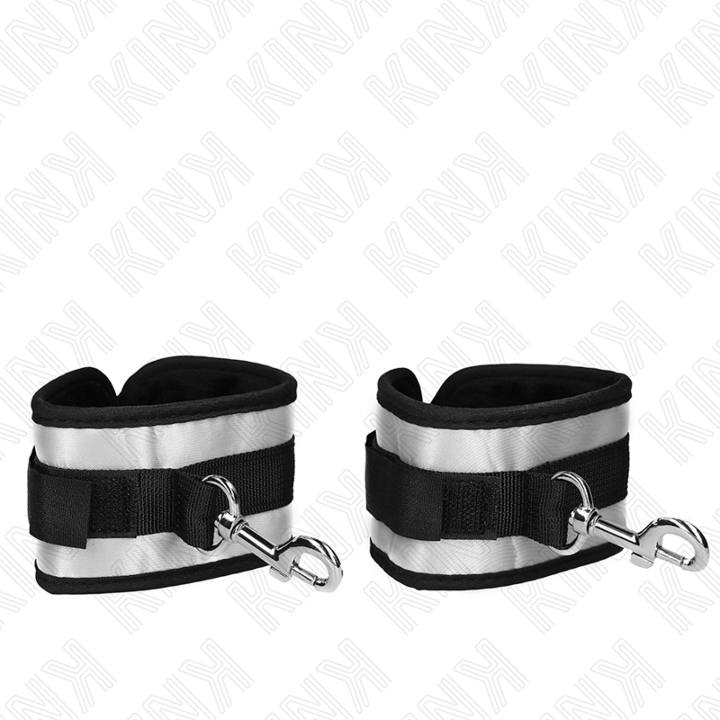 KINK - NEOPRENE WRIST CUFFS GREY 23 X 5 CM - Image 4