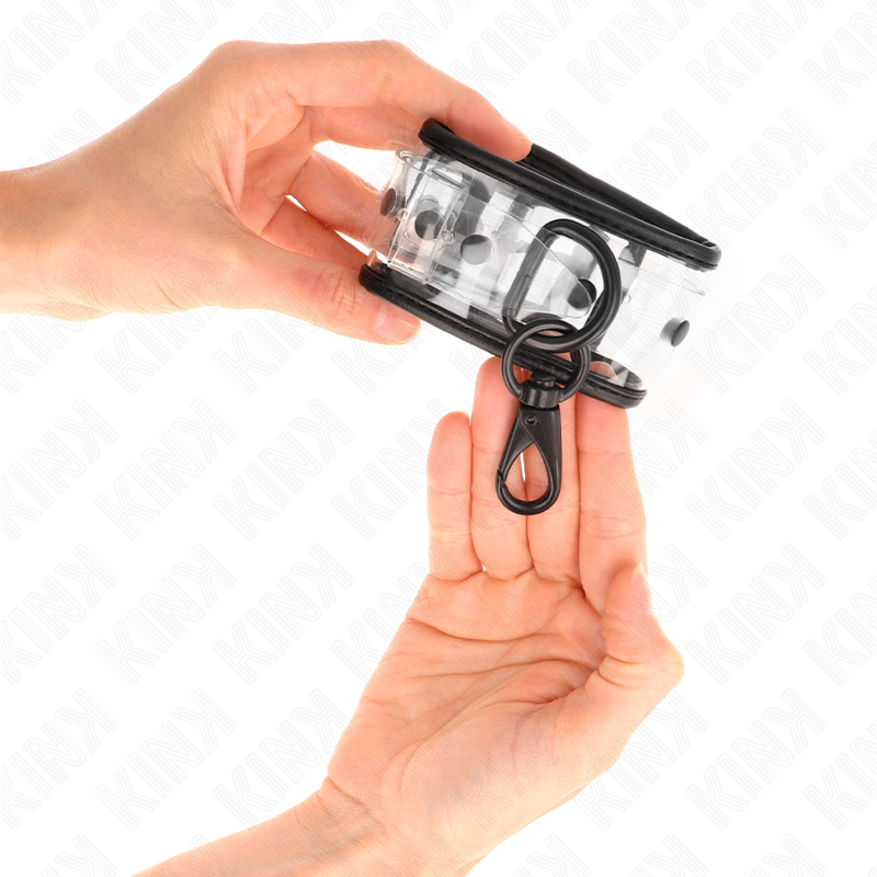 KINK - CLEAR WRIST CUFFS ADJUSTABLE 18-30 CM X 5.5 CM - Image 3