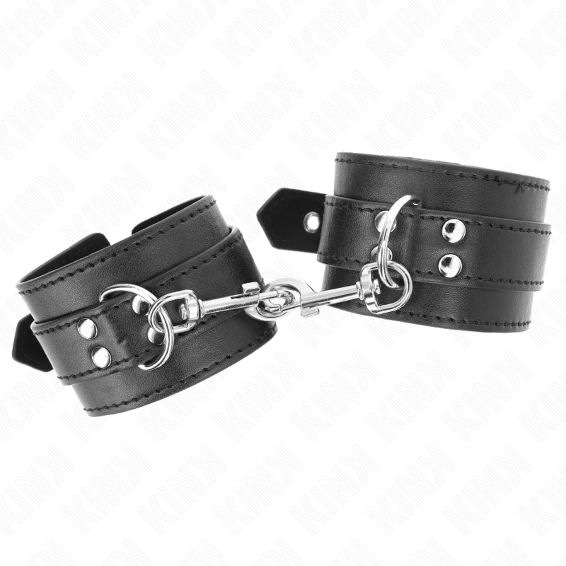 KINK - WRIST RESTRAINTS WITH STUDS 35 X 6 CM - Image 2