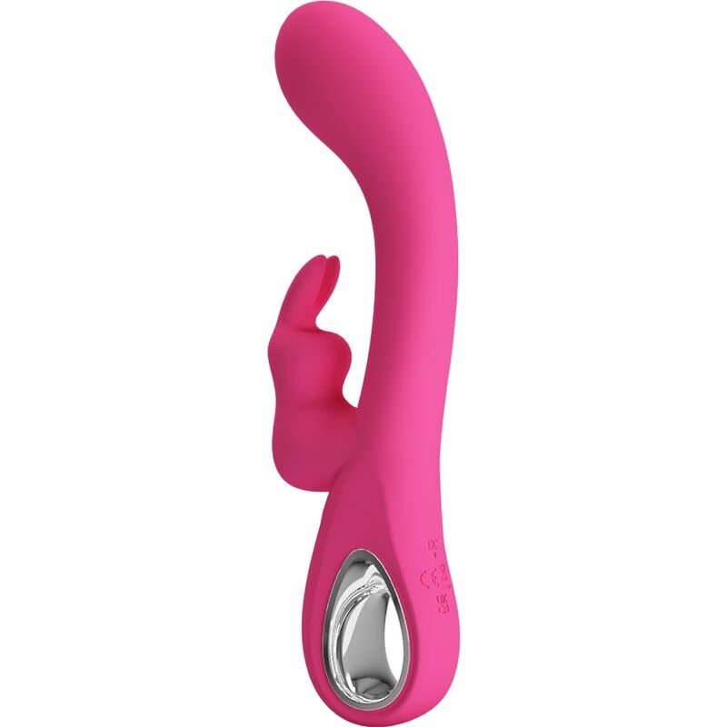PRETTY LOVE - NOVAK RABBIT VIBRATOR 12 VIBRATIONS PINK - Image 5
