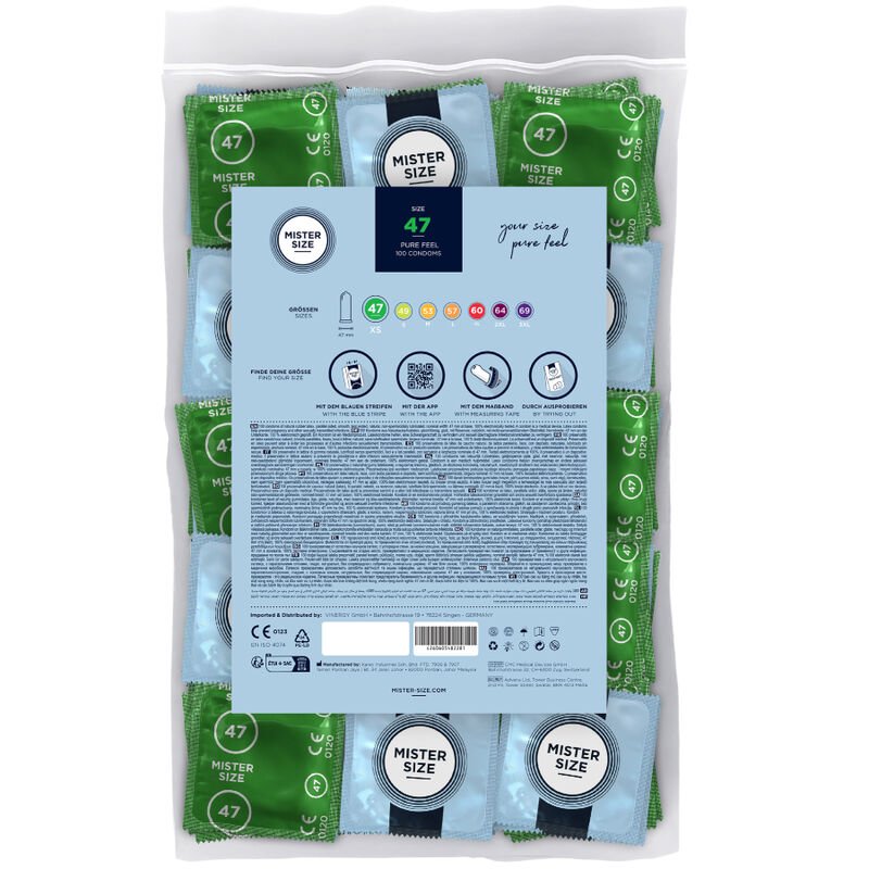 MISTER SIZE - CONDOM SIZE XS 47 MM (100 UNITS) - Image 2