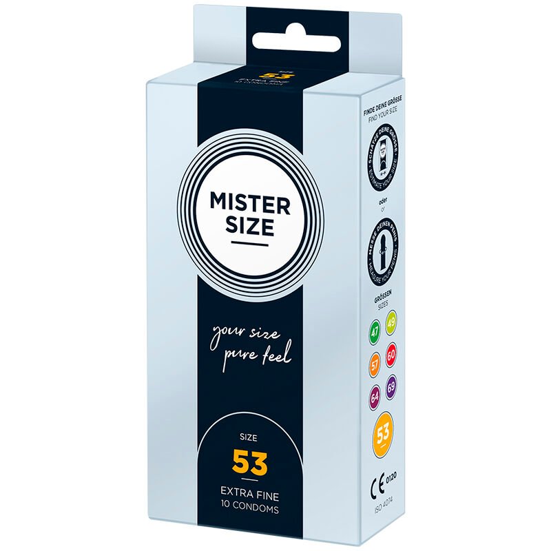 MISTER SIZE - CONDOM SIZE M 53 MM (10 UNITS) - Image 2