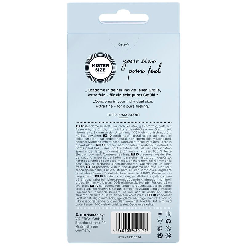 MISTER SIZE - CONDOMS SIZE XXL 64 MM (10 UNITS) - Image 3