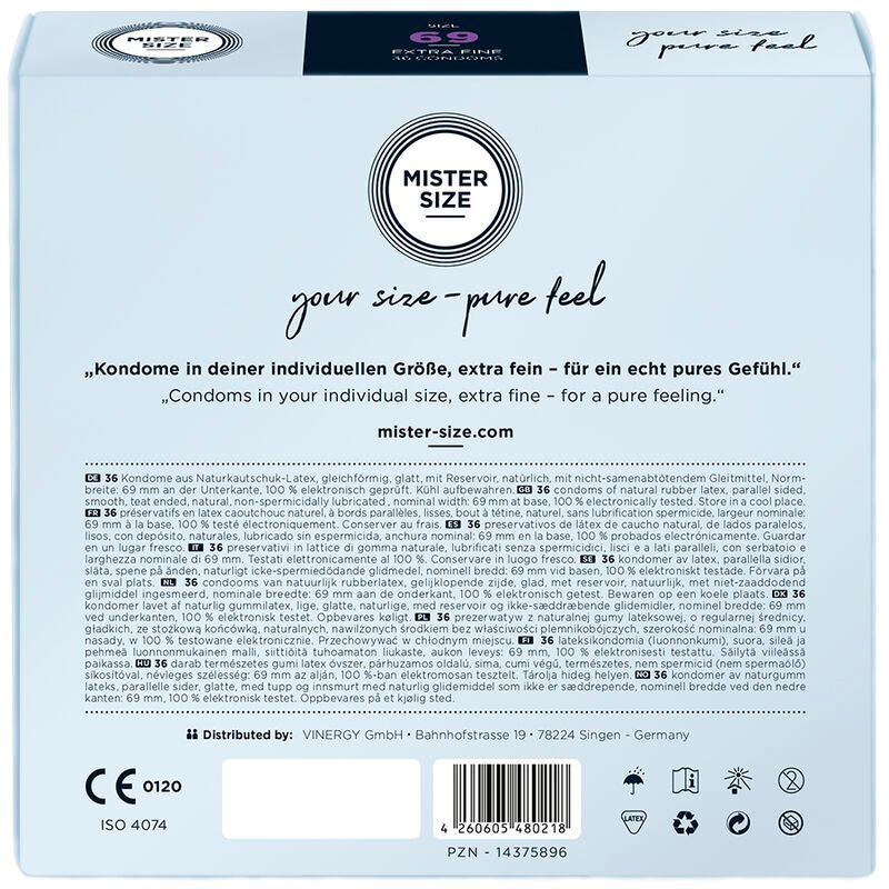 MISTER SIZE - CONDOMS SIZE XXXL 69 MM (36 UNITS) - Image 3