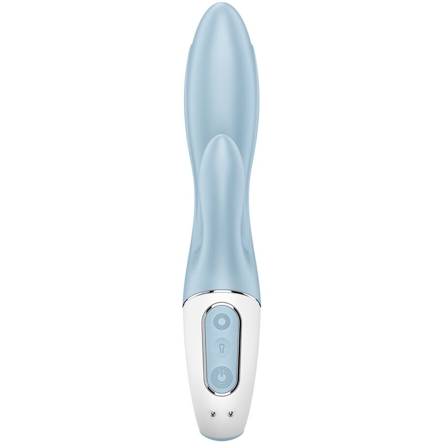 SATISFYER - AIR PUMP BUNNY 1 INFLATABLE RABBIT VIBRATOR BLUE - Image 2