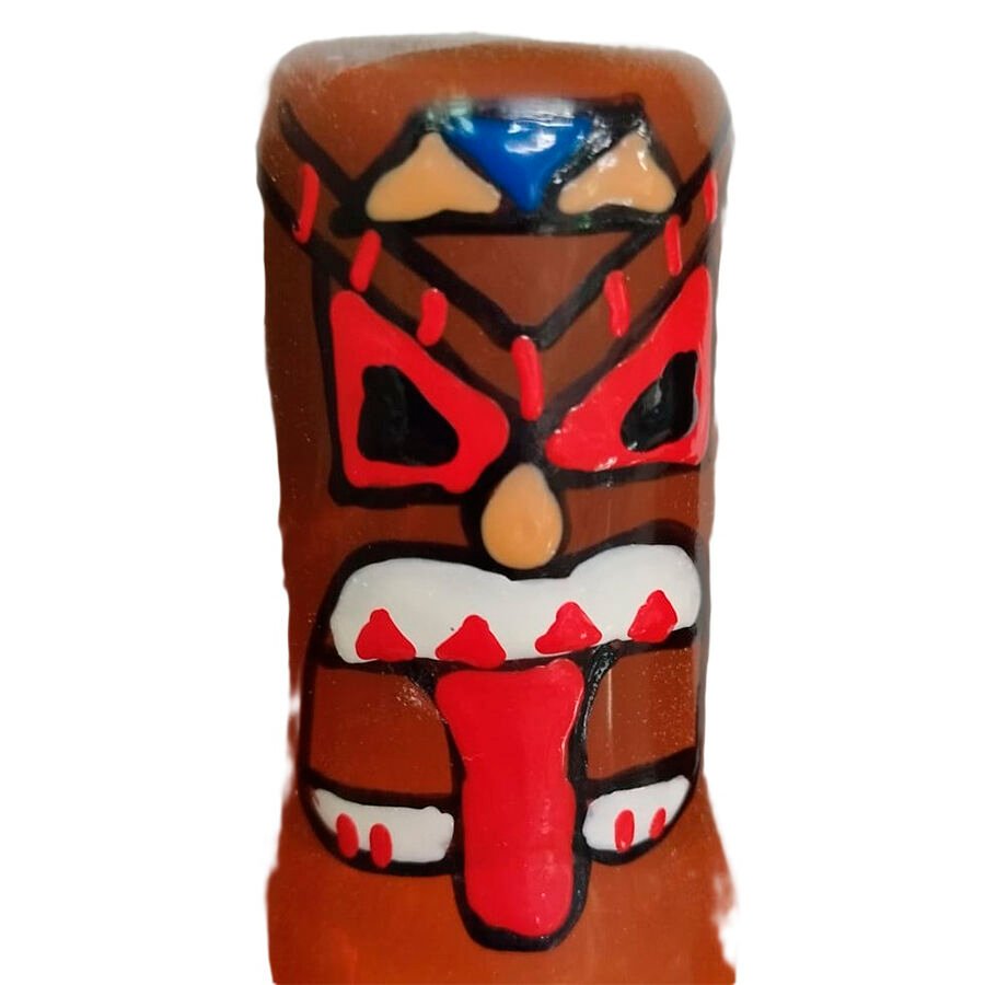 CONDOMERIE - HANDPAINTED NOVELTY CONDOMS TIKI TOTEM-01
