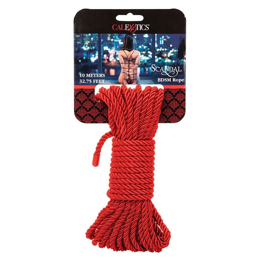 CALEXOTICS - SCANDAL RED BDSM ROPE 10 M
