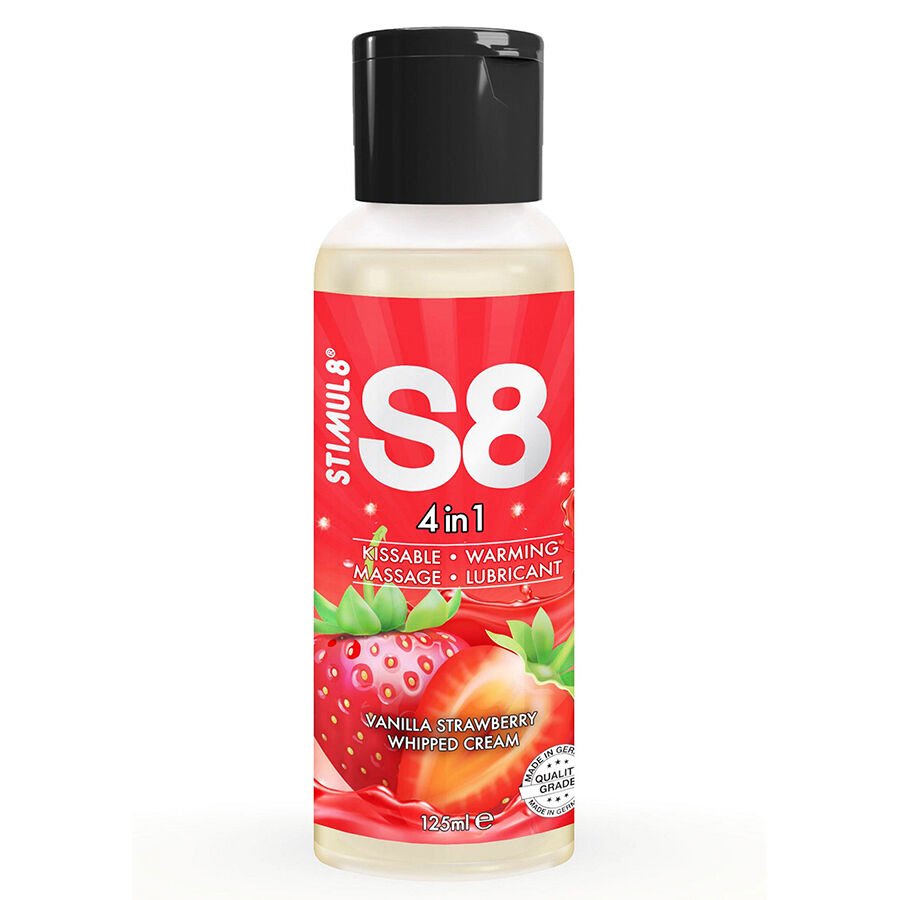 STIMUL8 - S8 4 IN 1 STRAWBERRY DESSERT LUBRICANT 125 ML