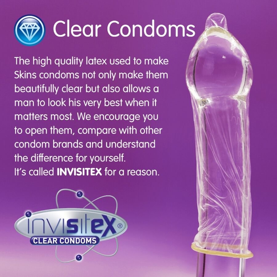 SKINS - EXTRA LARGE PREMIUM CONDOMS PACK 16 - Image 3