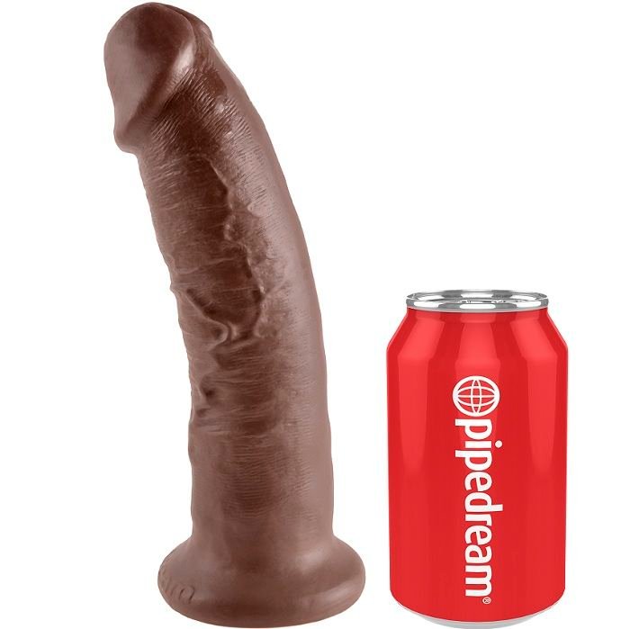 KING COCK - 9 DILDO BROWN 22.9 CM - Image 3