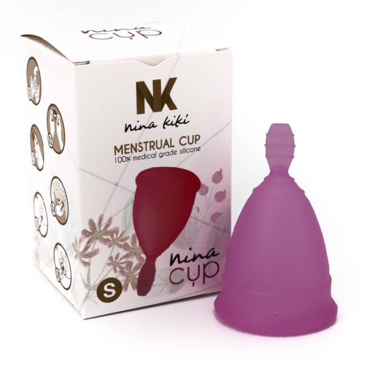 NINA KIKÍ - MENSTRUAL CUP PURPLE SIZE S 6 + 1 FREE