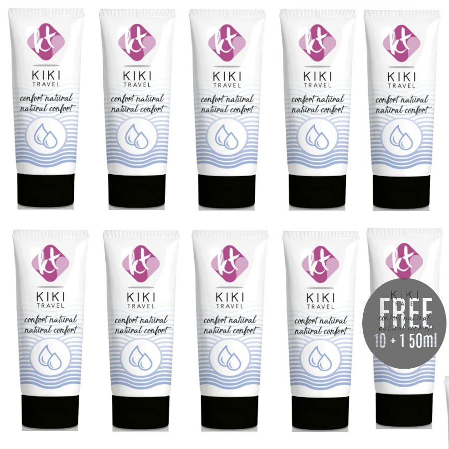 KIKÍ TRAVEL - CONFORT NATURAL LUBRICANT 50 ML 10+1 FREE
