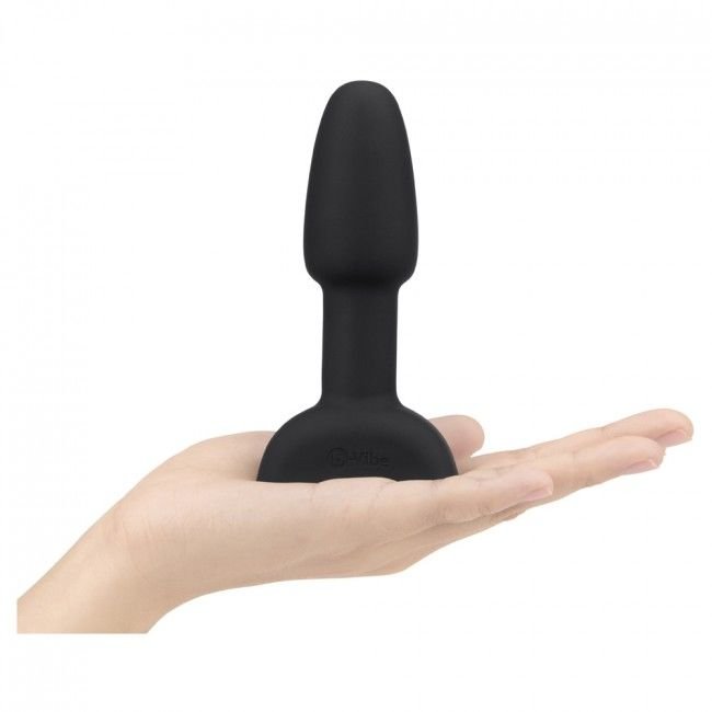 B-VIBE - RIMMING REMOTE CONTROL ANAL PLUG PETITE BLACK - Image 4