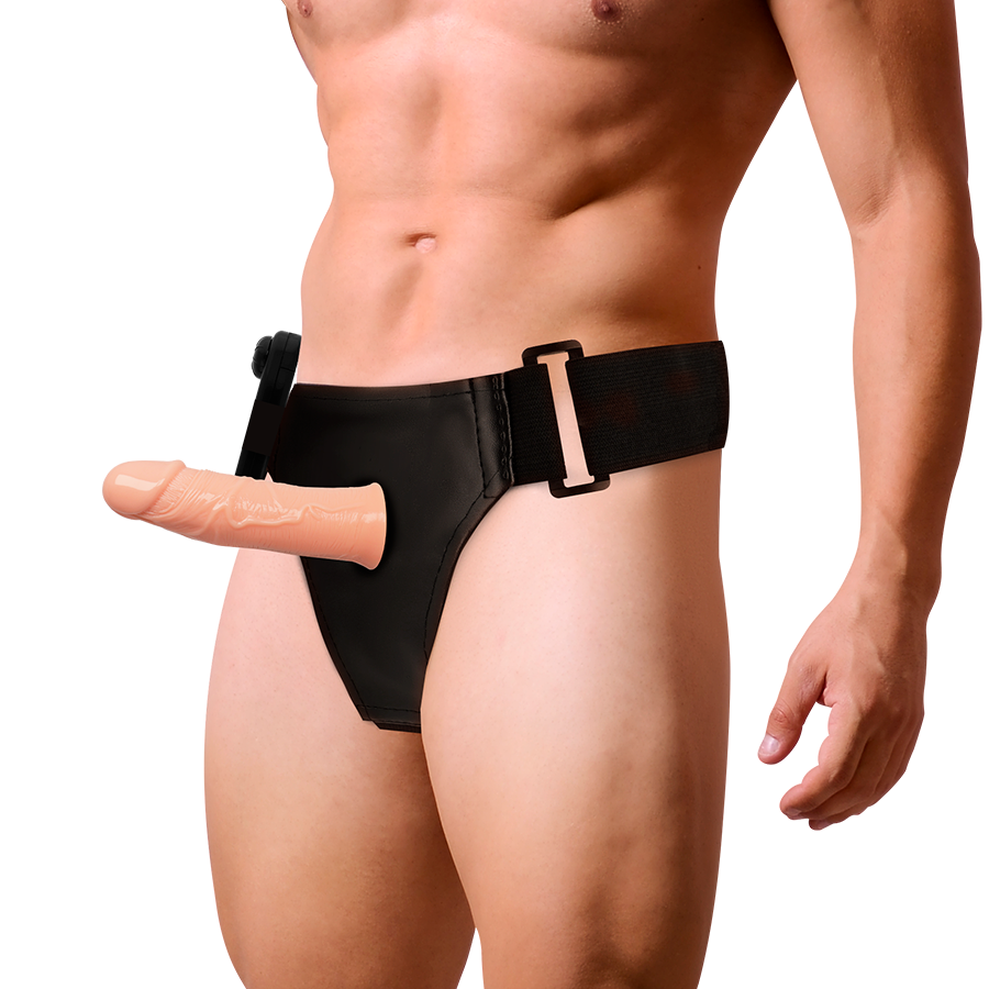 HARNESS ATTRACTION - GREGORY HOLLOW RNES WITH VIBRATOR 16.5 CM -O- 4.3 CM - Image 2