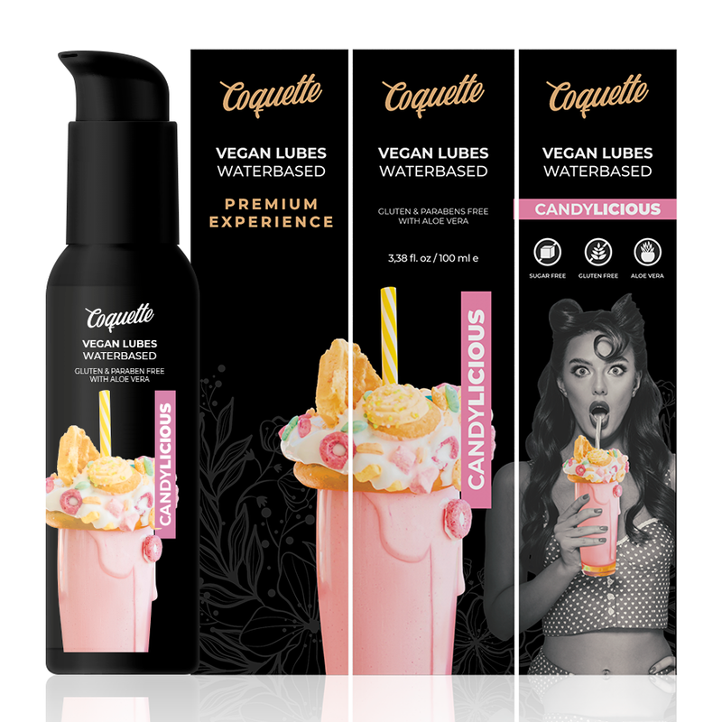 COQUETTE CHIC DESIRE - PREMIUM EXPERIENCE 100ML VEGAN LUBES CANDYLICIOUS - Image 3